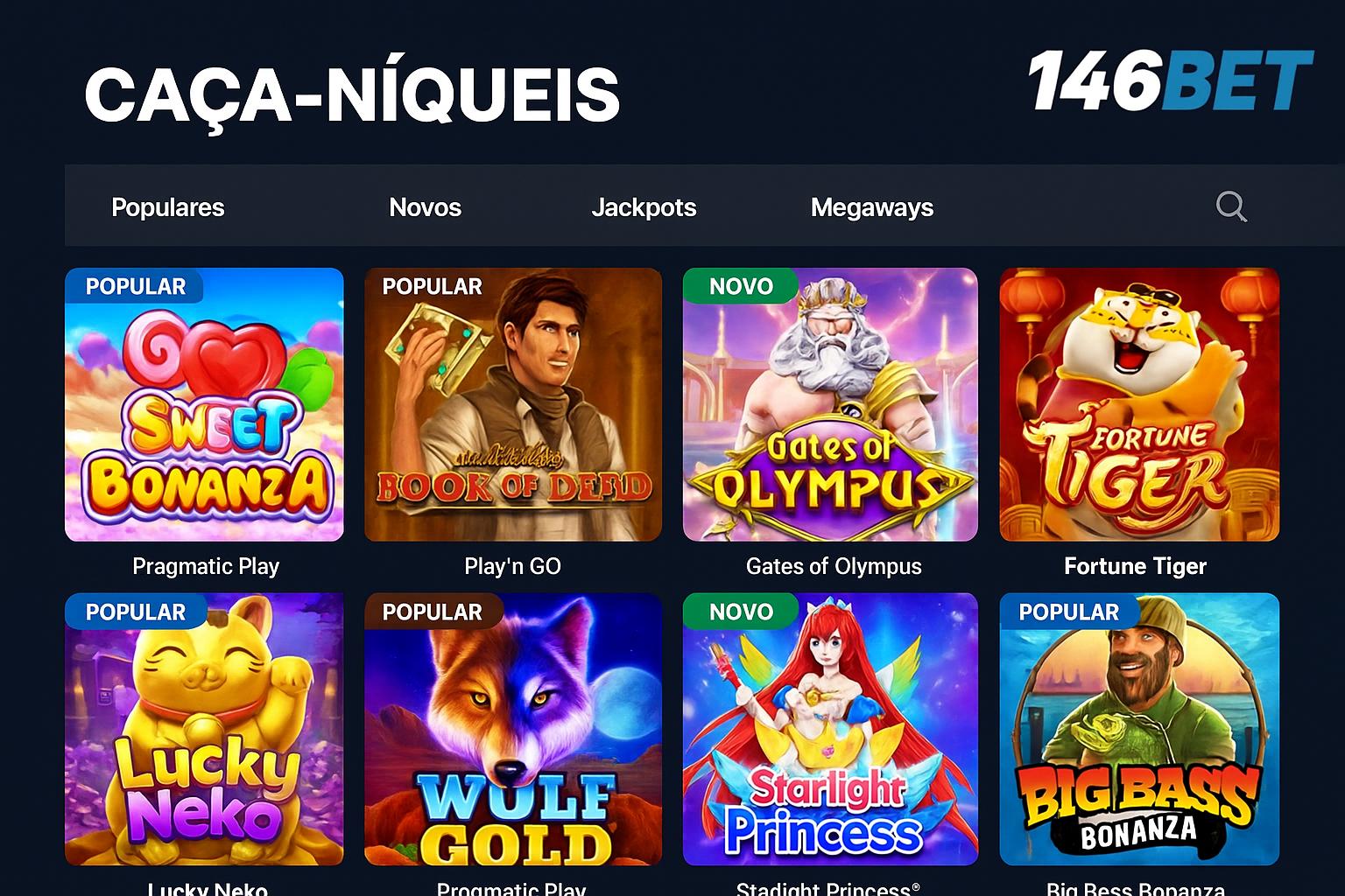 Explore o mundo das slot machines no 146BET Casino
